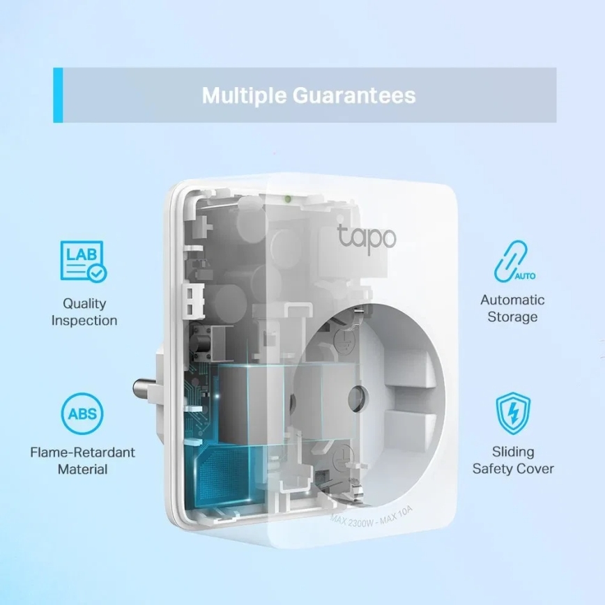 TP-Link - Prise intelligente E 2300 W Wi-Fi