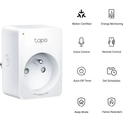TP-Link - Prise intelligente E MATTER 3680W Wi-Fi
