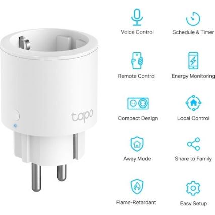 TP-Link - Prise intelligente F 3680W Wi-Fi