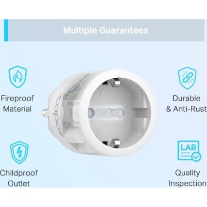 TP-Link - Prise intelligente F 3680W Wi-Fi