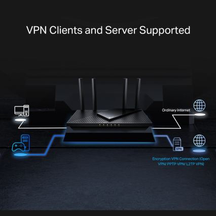 TP-Link - Routeur Wi-Fi 6 double bande multi-gigabit avec port 2,5 G