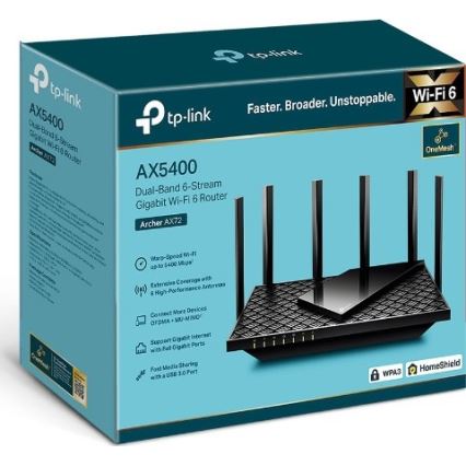 TP-Link - Routeur Wi‑Fi 6 double bande gigabit Archer AX72