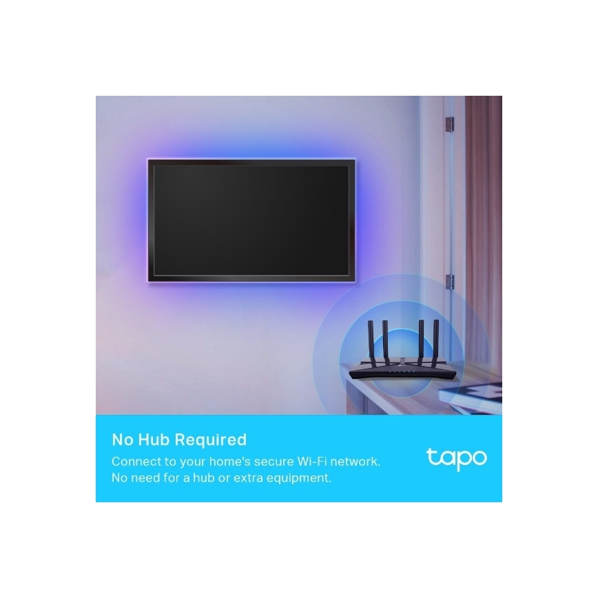 TP-Link - Ruban LED RGBW dimmable 5 m, 24 W, 230 V, Wi‑Fi