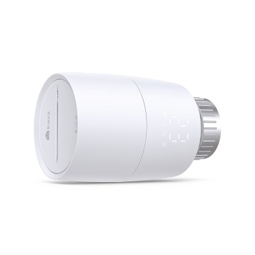 TP-Link - Tête thermostatique intelligente Tuya avec écran LCD, alimentée par 2xAA
