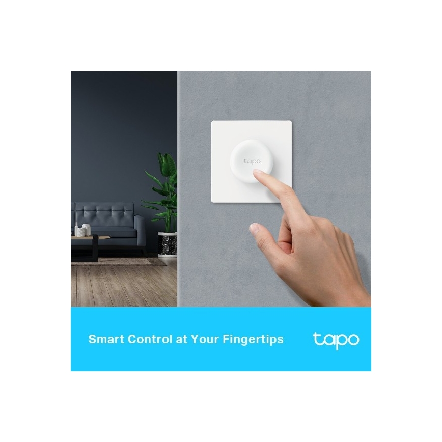 TP-Link - Variateur tactile intelligent 1xCR2032 Wi-Fi