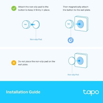 TP-Link - Variateur tactile intelligent 1xCR2032 Wi-Fi