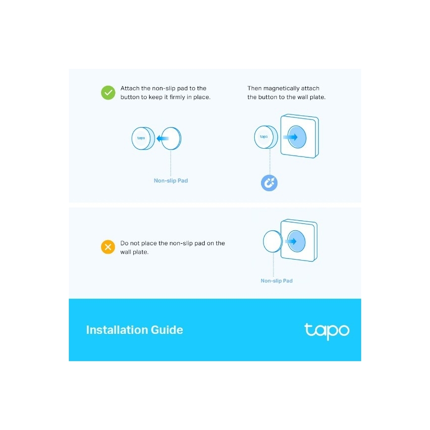 TP-Link - Variateur tactile intelligent 1xCR2032 Wi-Fi