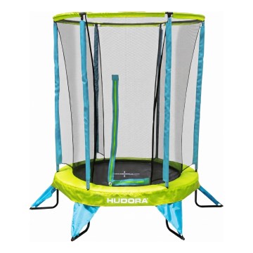 Trampoline pour enfants Ø 140 cm bleu/vert