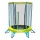 Trampoline pour enfants Ø 140 cm bleu/vert