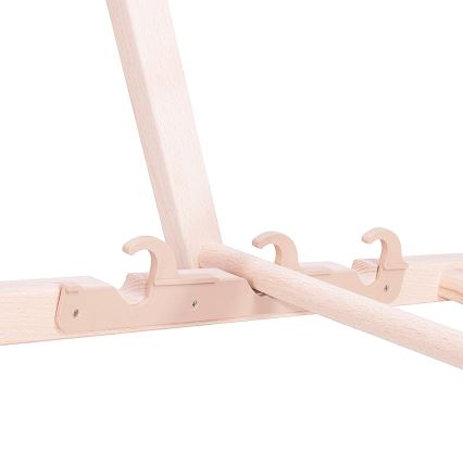 Transat de jardin bleu/hêtre