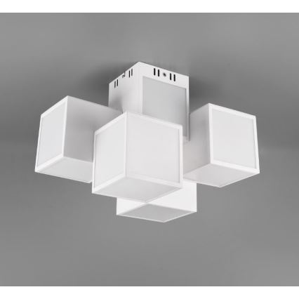 Trio - Lustre monté en surface LED RVBW à intensité variable OSCAR 5xLED/7W/230V 3000-6000K Wi-Fi + télécommande