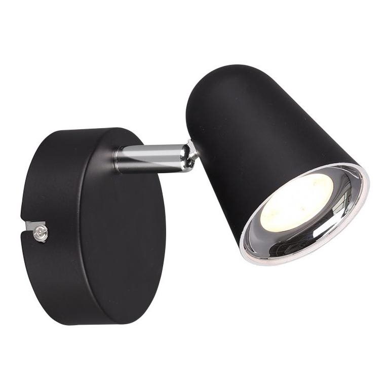 Trio - Spot mural LED TOULOUSE LED/3,5W/230V noir