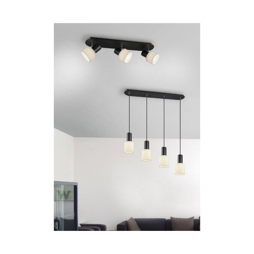 Trio - Spot WAILER 3xGU10/5W/230V noir