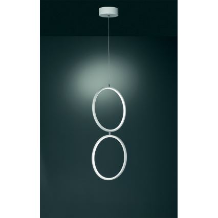 Trio - Suspension filaire LED à intensité variable RONDO 2xLED/11W/230V