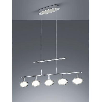 Trio - Suspension filaire LED DUELLANT 5xLED/4,3W/230V