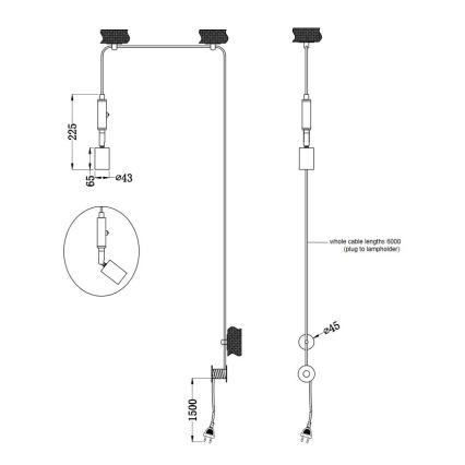 Trio - Spot STELLA 1xE27/42W/230V