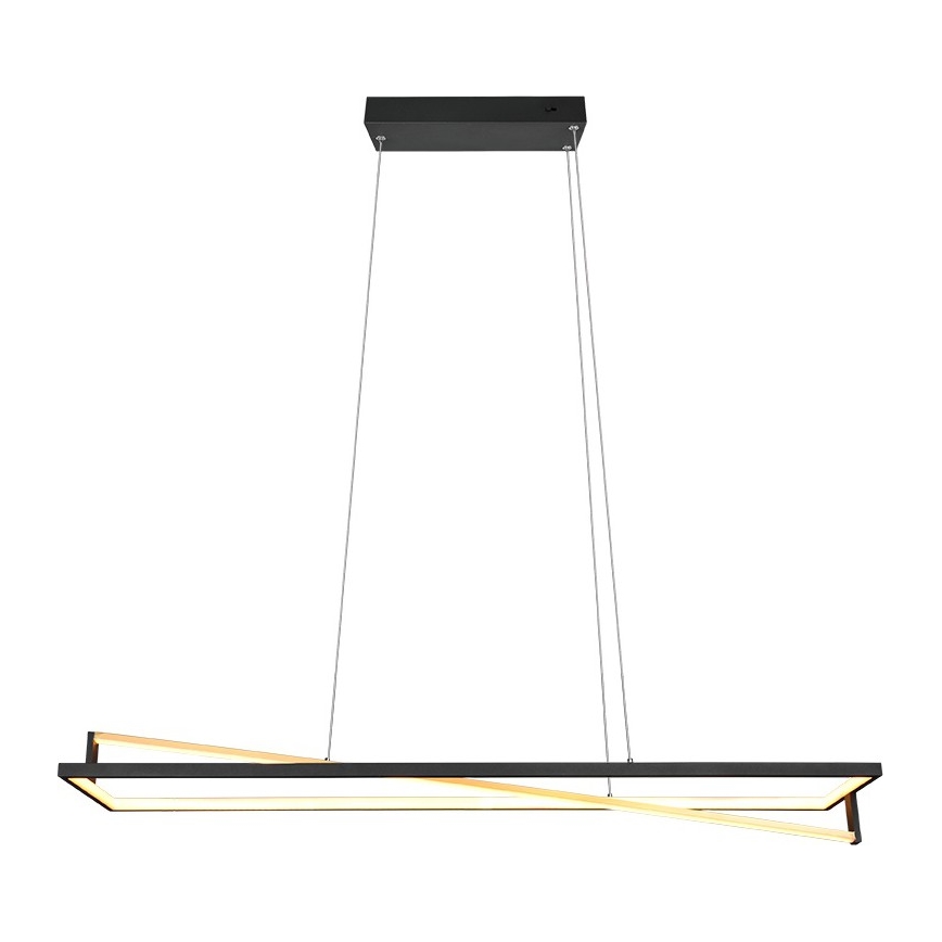 Trio - Suspension LED dimmable sur câble EDGE LED/35W/230V 2300/3000/4000K noir/doré