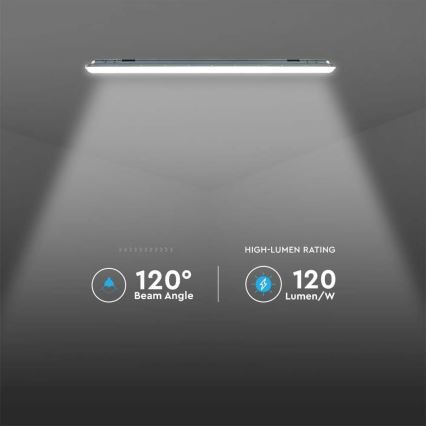 Tube fluorescent industriel LED avec détecteur  X-SERIES LED/36W/230V 6500K 120 cm IP65