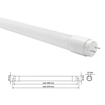 Tube fluorescent LED G13/18W/230V T8 3600-4800K 120 cm