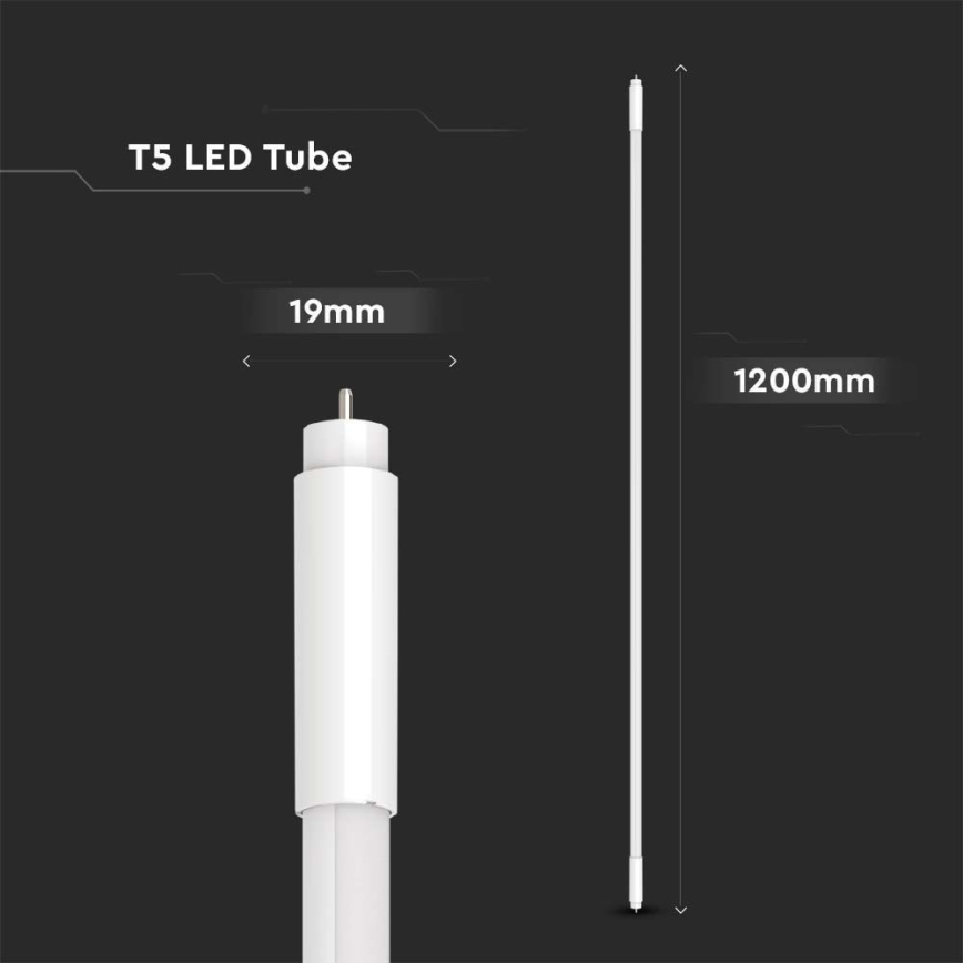 Tube fluorescent LED T5 G5/16W/230V 6500K 120 cm