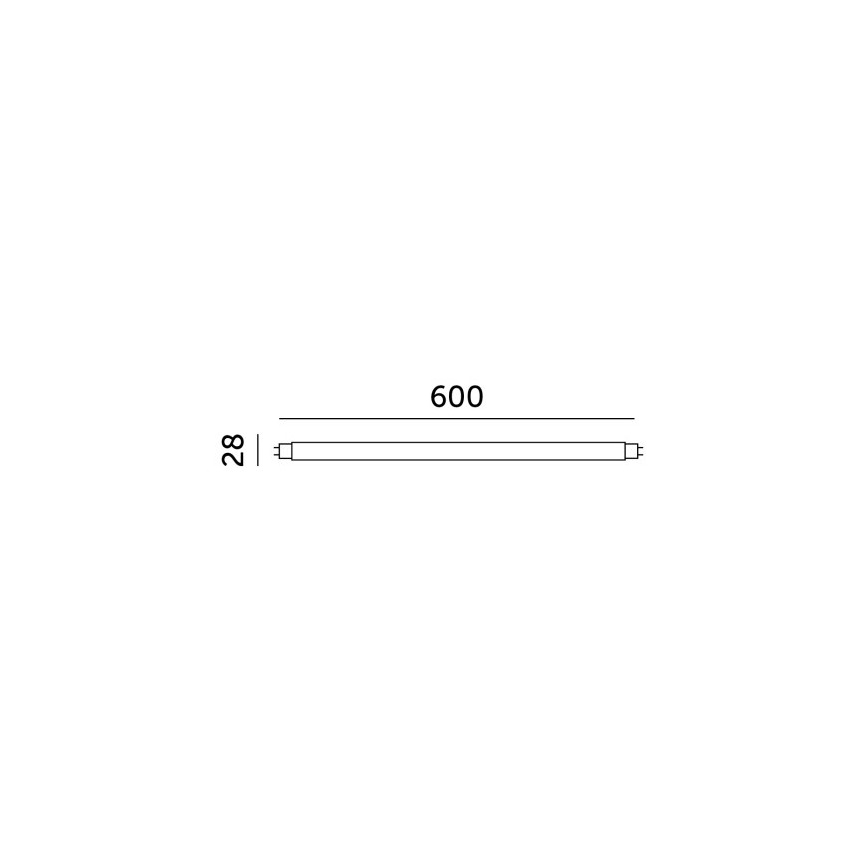 Tube fluorescent LED T8 G13/9W/230V 4000K 60 cm