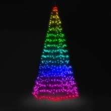 Twinkly - Arbre de Noël extérieur LED RVB LIGHT TREE 450xLED 3m IP44 Wi-Fi
