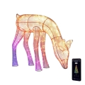 Twinkly - Renne de Noël RGBW d'extérieur à intensité variable 160xLED IP44 Wi-Fi