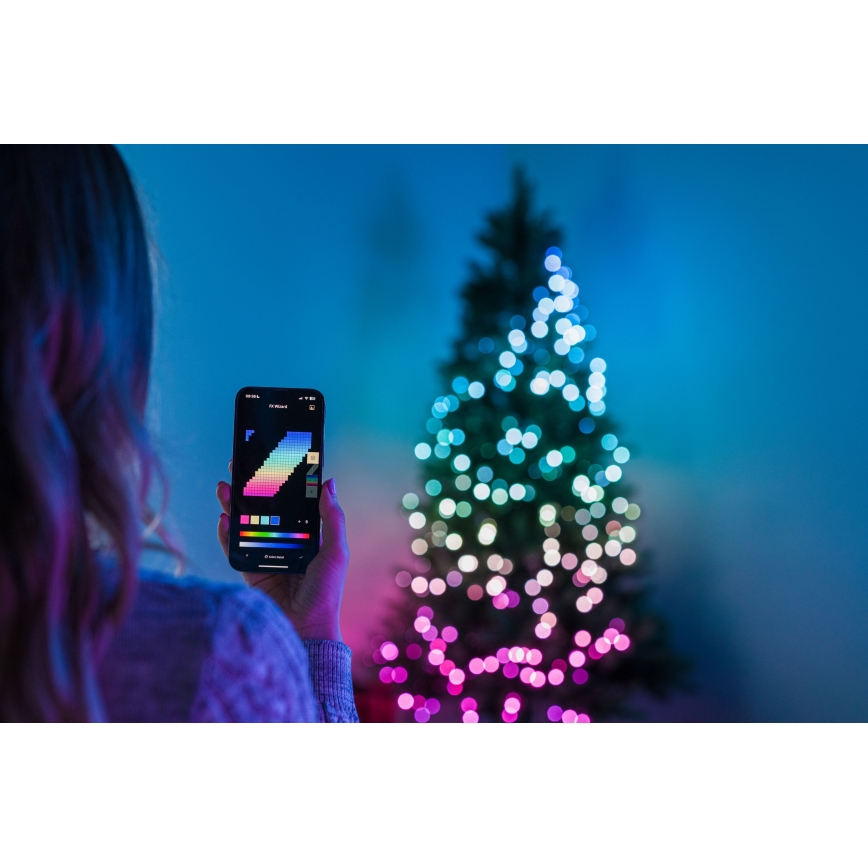 Twinkly - Sapin de Noël LED RGBW à intensité variable TREE 435 LED 2,1 m Wi‑Fi