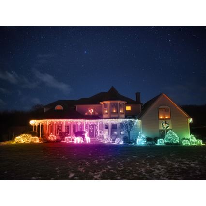 Twinkly - Renne de Noël RGBW d'extérieur à intensité variable 160xLED IP44 Wi-Fi