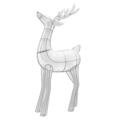 Twinkly - Renne de Noël RGBW d'extérieur à intensité variable REINGEERS 240xLED IP44 Wi-Fi