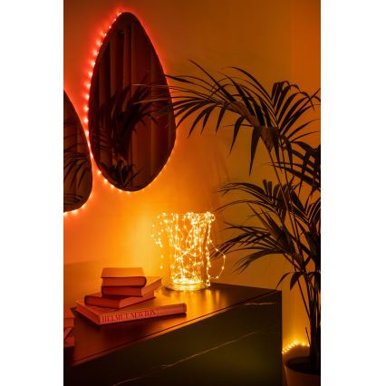 Twinkly - LED RGB Guirlande de Noël à intensité réglable DOTS 60 LED 7 m USB Wi-Fi