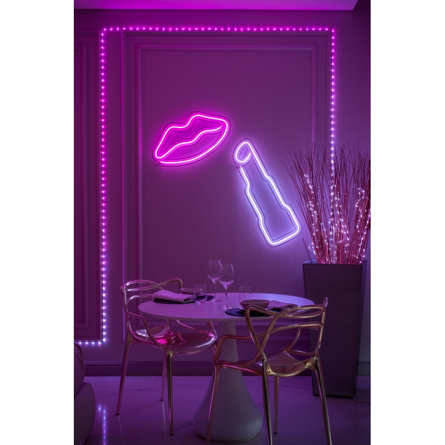 Twinkly - LED RGB Guirlande de Noël à intensité réglable DOTS 60 LED 7 m USB Wi-Fi