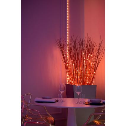 Twinkly - LED RGB Guirlande de Noël à intensité réglable DOTS 60 LED 7 m USB Wi-Fi