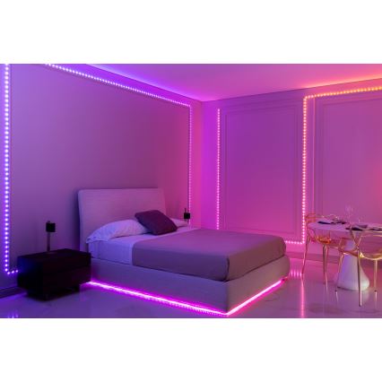 Twinkly - LED RGB Guirlande de Noël à intensité réglable DOTS 60 LED 7 m USB Wi-Fi