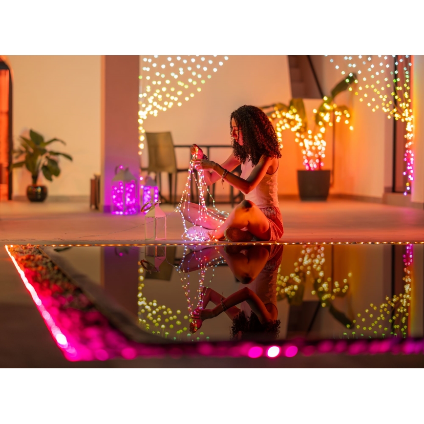 Twinkly - Guirlande de Noël LED RGB dimmable DOTS 60xLED 7 m USB Wi-Fi