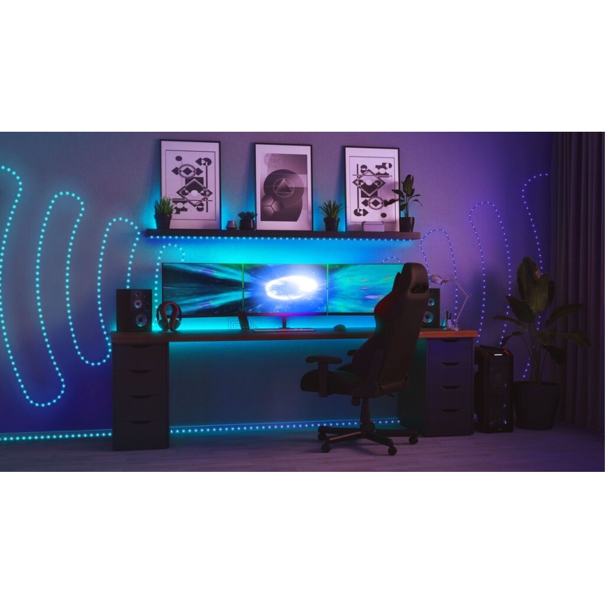 Twinkly -  Ruban LED RGB à intensité variable DOTS 200xLED 10 m IP44 WiFi