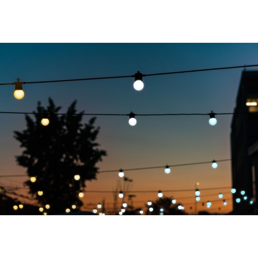 Twinkly - LED À intensité variable extérieur guirlande décorative FESTOON 20xLED 14m IP44 Wi-Fi