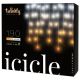 Twinkly - LED À intensité variable extérieur Rideau de Noël ICICLE 190xLED 11,5m IP44 Wi-Fi