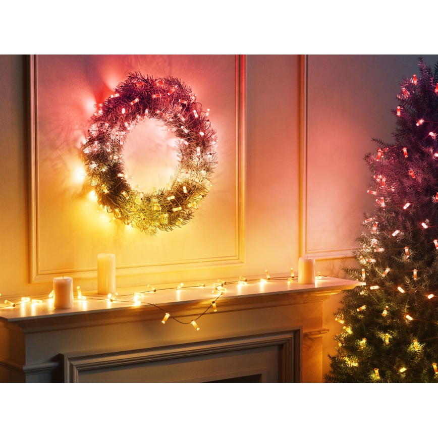 Twinkly - guirlande LED RVB dimmable CANDIES 200 LED 14 m USB Wi‑Fi