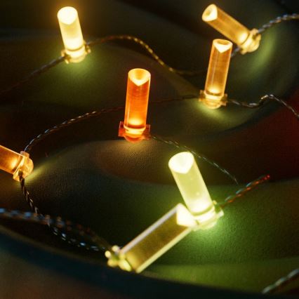 Twinkly - guirlande LED RVB dimmable CANDIES 200 LED 14 m USB Wi‑Fi