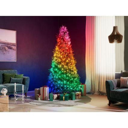 Twinkly - guirlande LED RVB dimmable CANDIES 200 LED 14 m USB Wi‑Fi