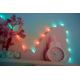 Twinkly - LED RGB à intensité variable guirlande de Noël CANDIES 100xLED 8 m USB Wi-Fi