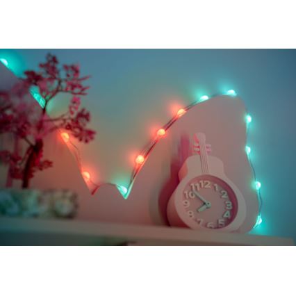 Twinkly - Guirlande de Noël LED RGB à intensité variable CANDIES 200xLED 14 m USB Wi-Fi