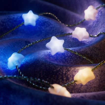 Twinkly - Guirlande CANDIES 200 LED RGB dimmable 14 m USB Wi‑Fi