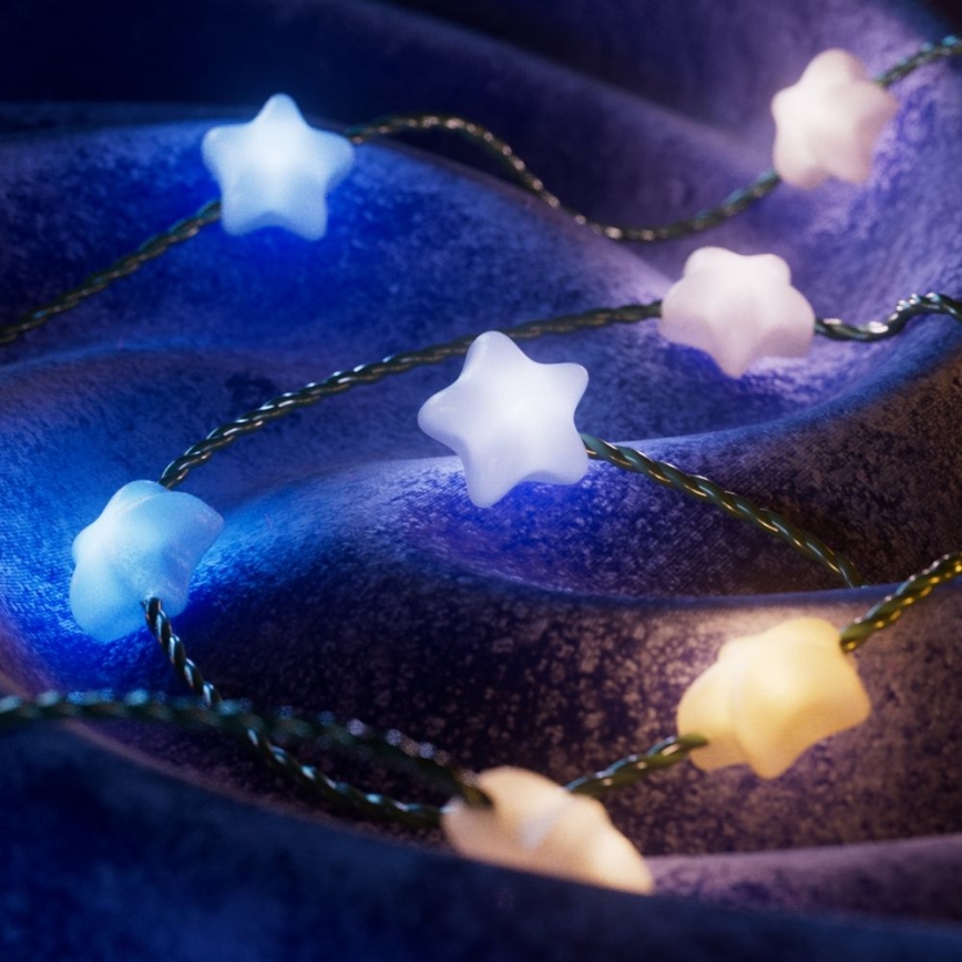 Twinkly - Guirlande CANDIES 200 LED RGB dimmable 14 m USB Wi‑Fi