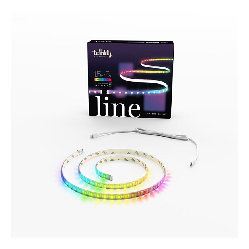 Twinkly TWL100ADP-W - Extension de ruban LED RGB LINE 100xLED 1,5 m Wi-Fi