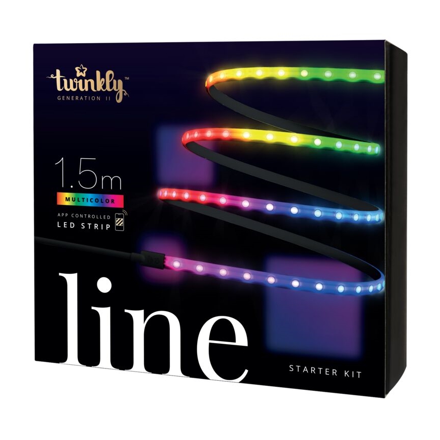 Twinkly - Ruban RGB à intensité variable LINE 100xLED 1,5 m Wi-Fi
