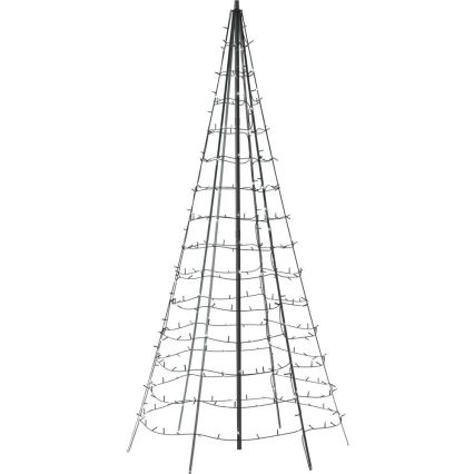 Twinkly - Sapin de Noël LED RGBW à intensité variable extérieur 300xLED 2m IP44 Wi-Fi
