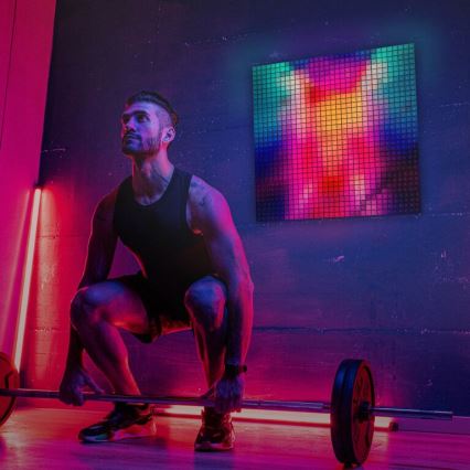 Twinkly - LED RGB Panneau à intensité variable SQUARES 64xLED 16x16 cm Wi-Fi