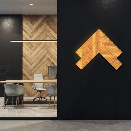 Twinkly - LED RGB Panneau à intensité variable SQUARES 64xLED 16x16 cm Wi-Fi